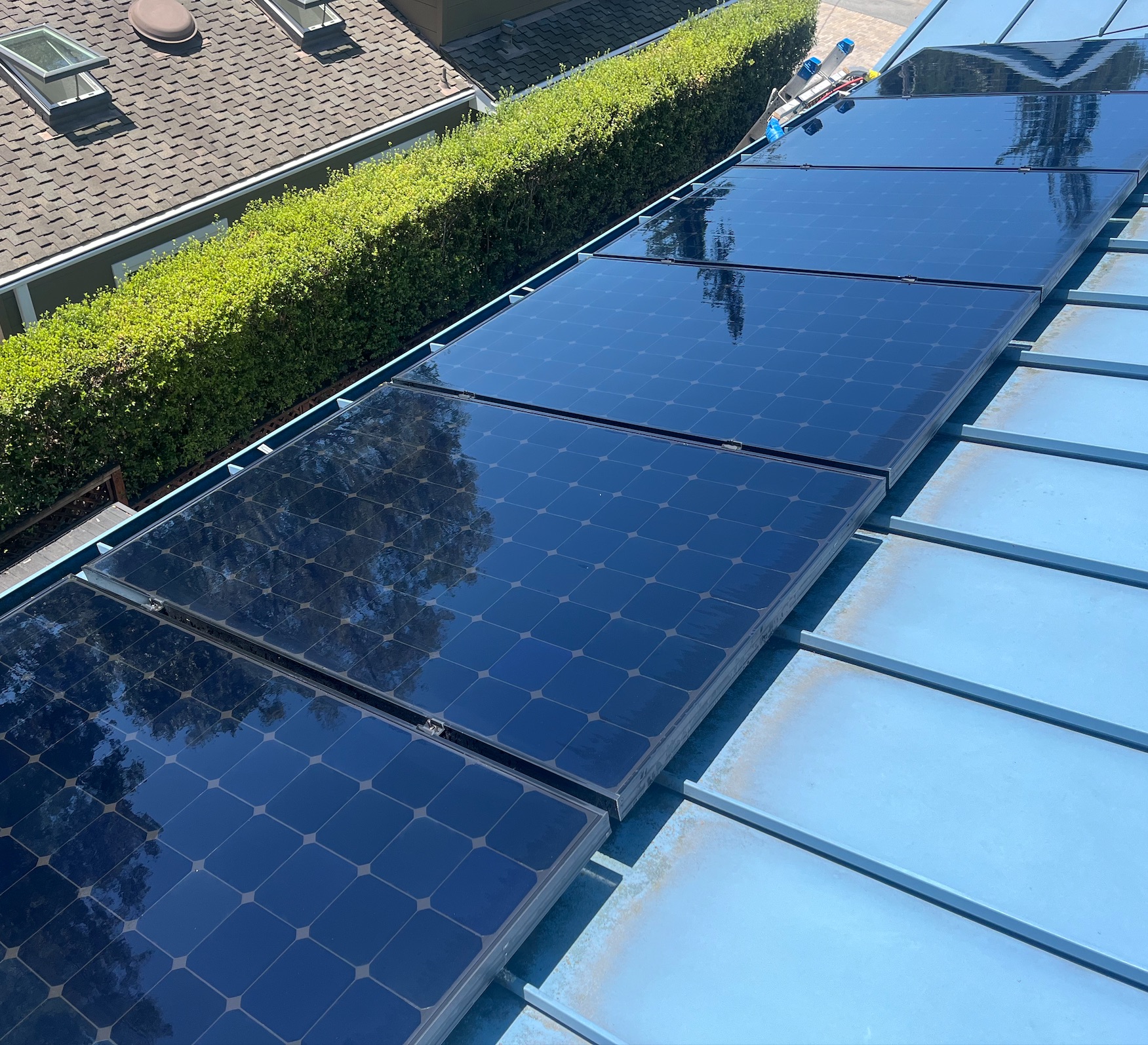 Rogers Windows and Gutters | Solar Panel cleaning image